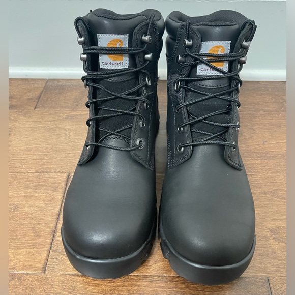 NWOB Carhartt Black Rugged Flex 6 Work Women Boots Size 8 - Picture 2 of 9